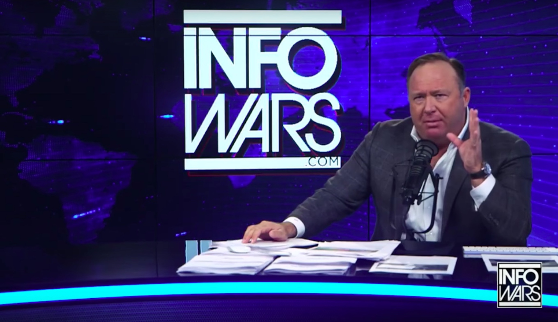 Alex Jones theorizes attack on the media — after which he and Trump will be blamed