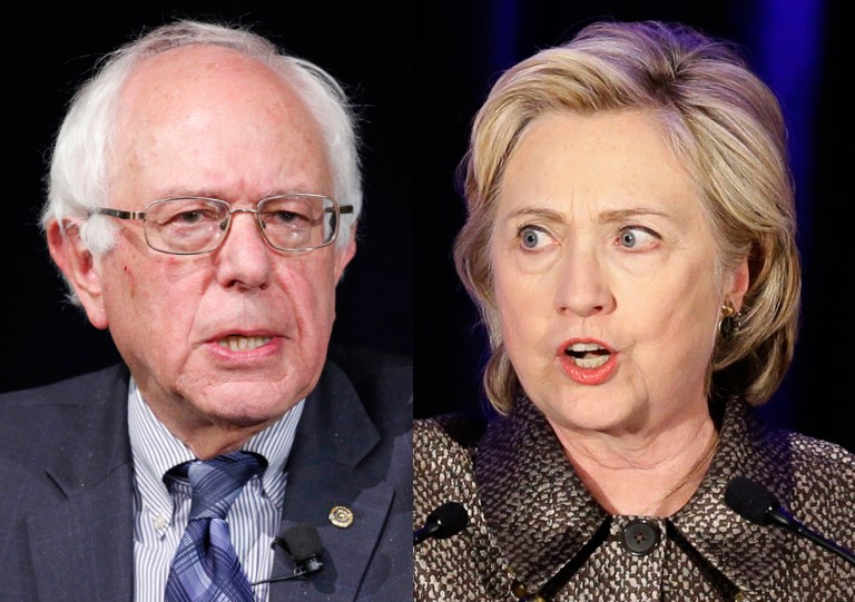 Democratic presidential candidates Sen. Bernie Sanders and Hillary Clinton are currently engaged in a public spat over who is more qualified to be the next leader of the free world. (AP Photos)