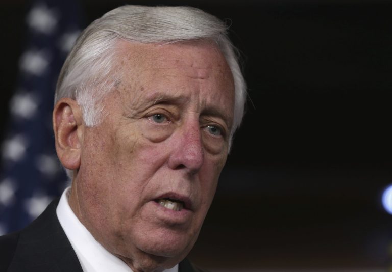 House Minority Whip Rep. Steny Hoyer, D-Md., speaks during a news conference September 25, 2013 on Capitol Hill in Washington. (Photo by Alex Wong/Getty Images)
