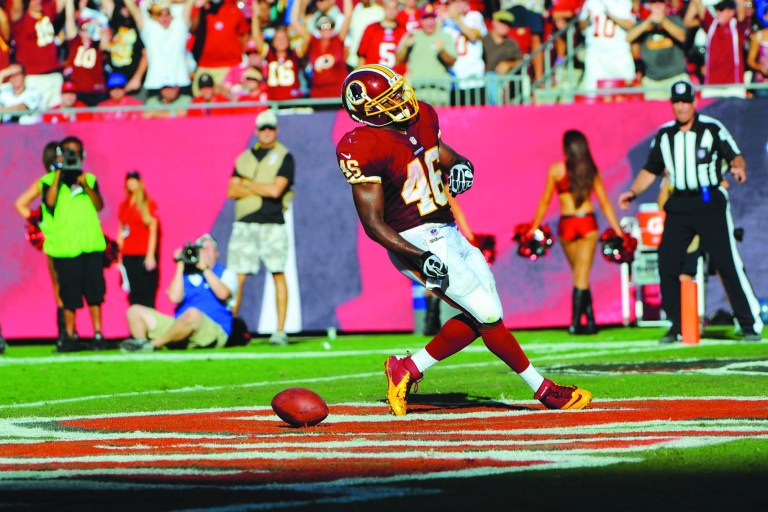 Brian Blanco/AP
Washington Redskins running back Alfred Morris is on pace to rush for 1,504 yards and 16 touchdowns this season.