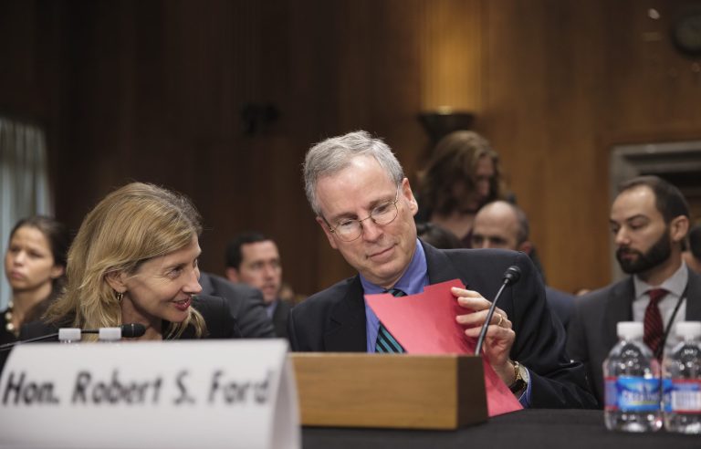 Robert FordÂ resigned just after administration officials announced that Obama had approved a plan to provide training and equipment to moderate Syrian rebels.Â (AP file photo/J. Scott Applewhite)