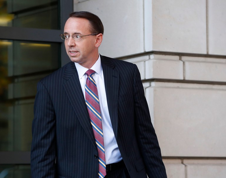 Rod Rosenstein was approved by the Senate Judiciary Committee by a 19-1 vote to be the next deputy attorney general. (AP Photo/Pablo Martinez Monsivais)
