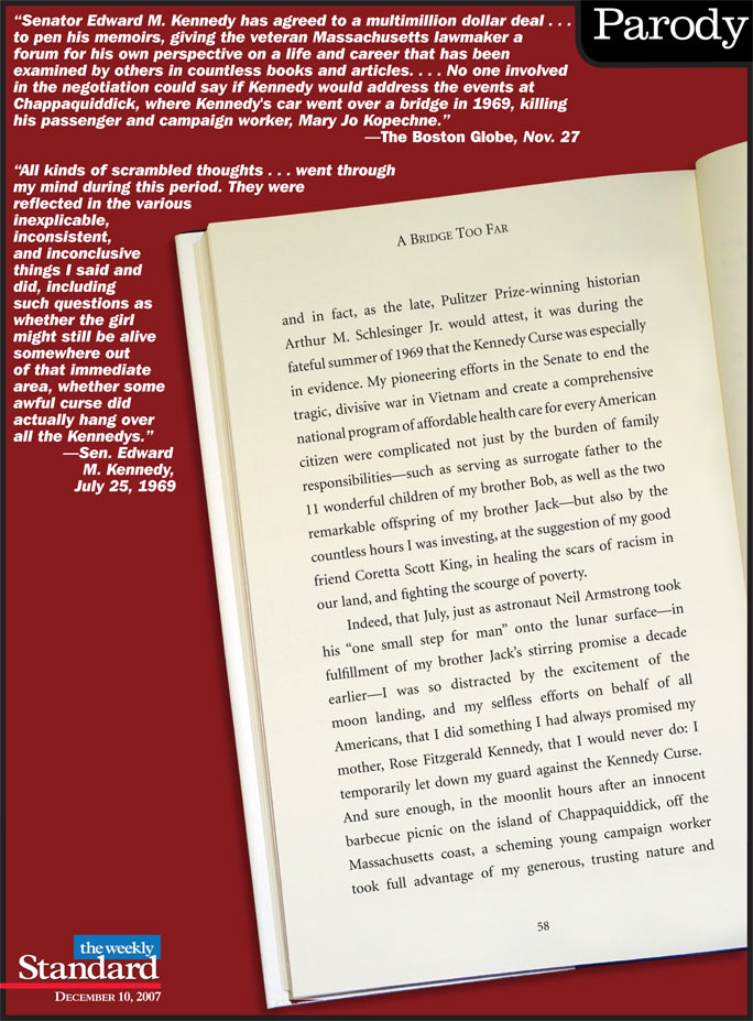 Ted Kennedy’s memoirs