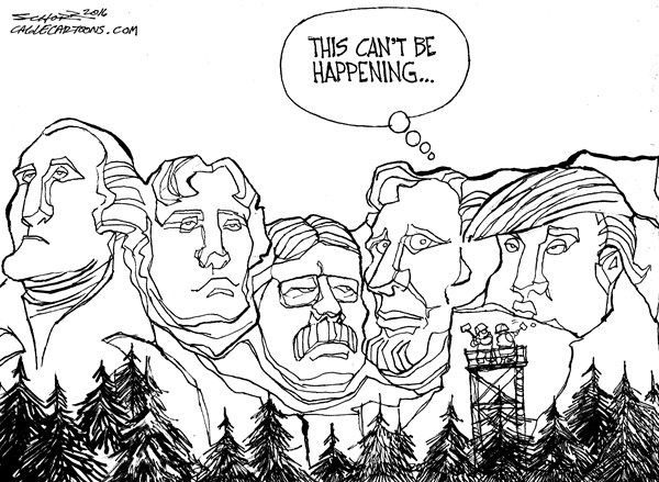 Editorial cartoon: A mounting concern