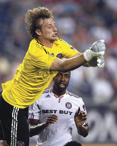 Michael Dwyer/AP
Andrew Dykstra began the 2010 season as the Chicago Fire's starting goalkeeper.