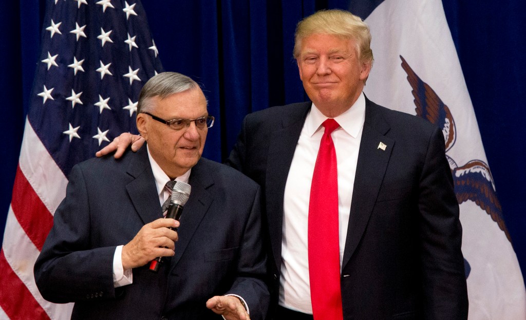 Here is the pardon Trump signed for Joe Arpaio