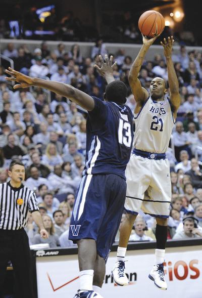 Georgetown elbows Villanova aside