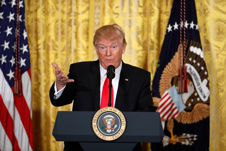 President Trump lashed out at the media on Thursday for what he described as its 