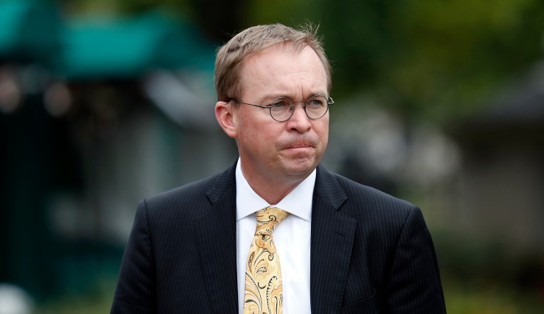 Mulvaney said if tax reform passed in Congress, there could be enough economic growth and resulting tax income for the government to reduce the deficit. (AP Photo/Alex Brandon, File)