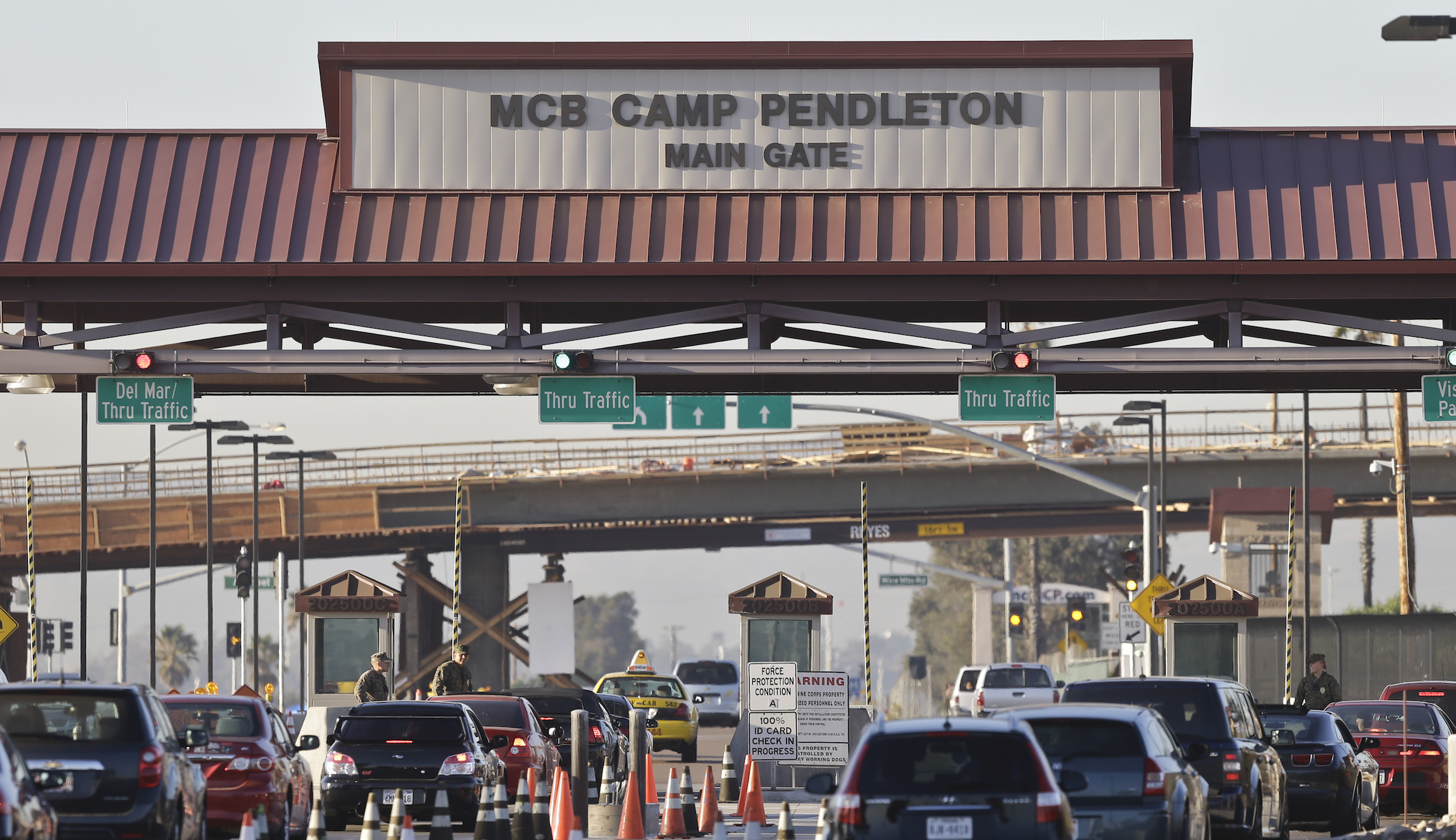 Camp Pendleton closed main gate temporarily after driver attempted to breach base