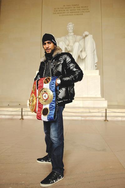 Patrick McDermott/Getty Images
Super lightweight champion Amir Khan will face Lamont Peterson on Saturday night on HBO, the first time the network has broadcast a fight in the District in 18 years.