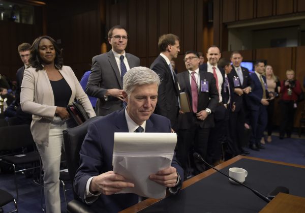 Liberals plan protests against Gorsuch on April Fools’ Day