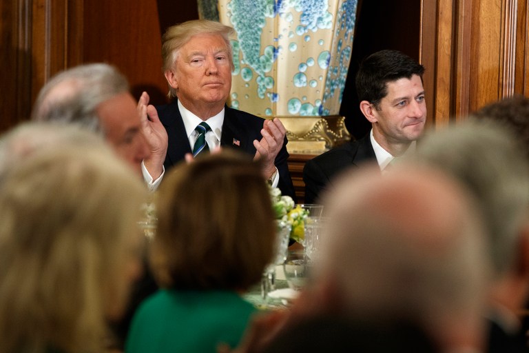 Let's try to dial the hyperbole back a notch. (AP Photo/Evan Vucci)