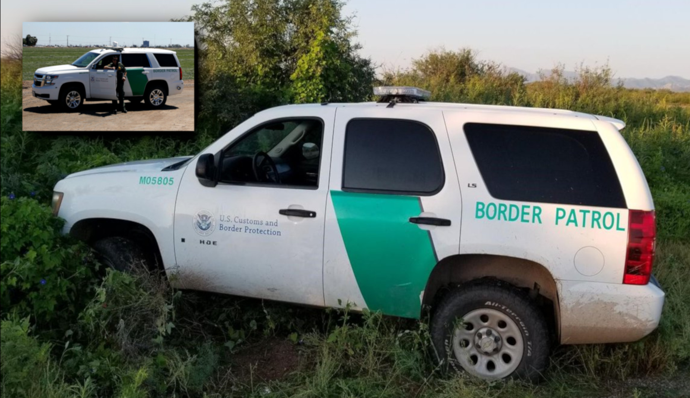 Smuggler caught transporting illegal immigrants in vehicle painted to look like Border Patrol SUV