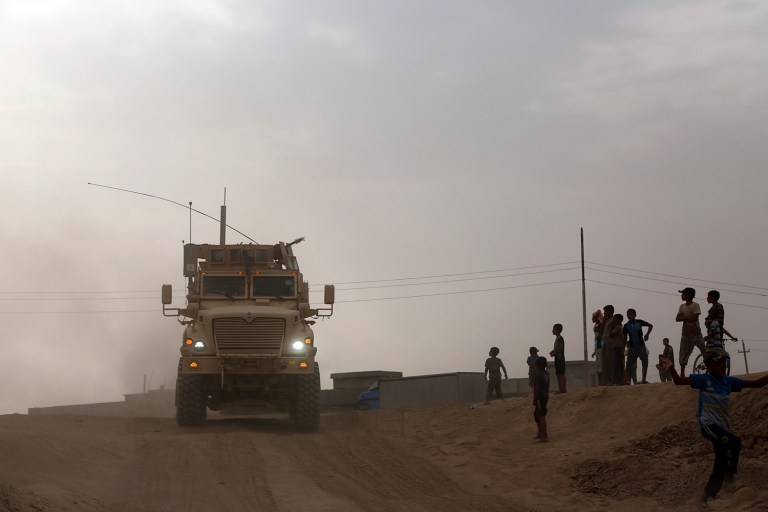 Air Force Col. John Dorrian insisted on Thursday his boss, Lt. Gen. Stephen Townsend, did not tell the Wall Street Journal the move on Mosul would begin before early October. (AP Photo)