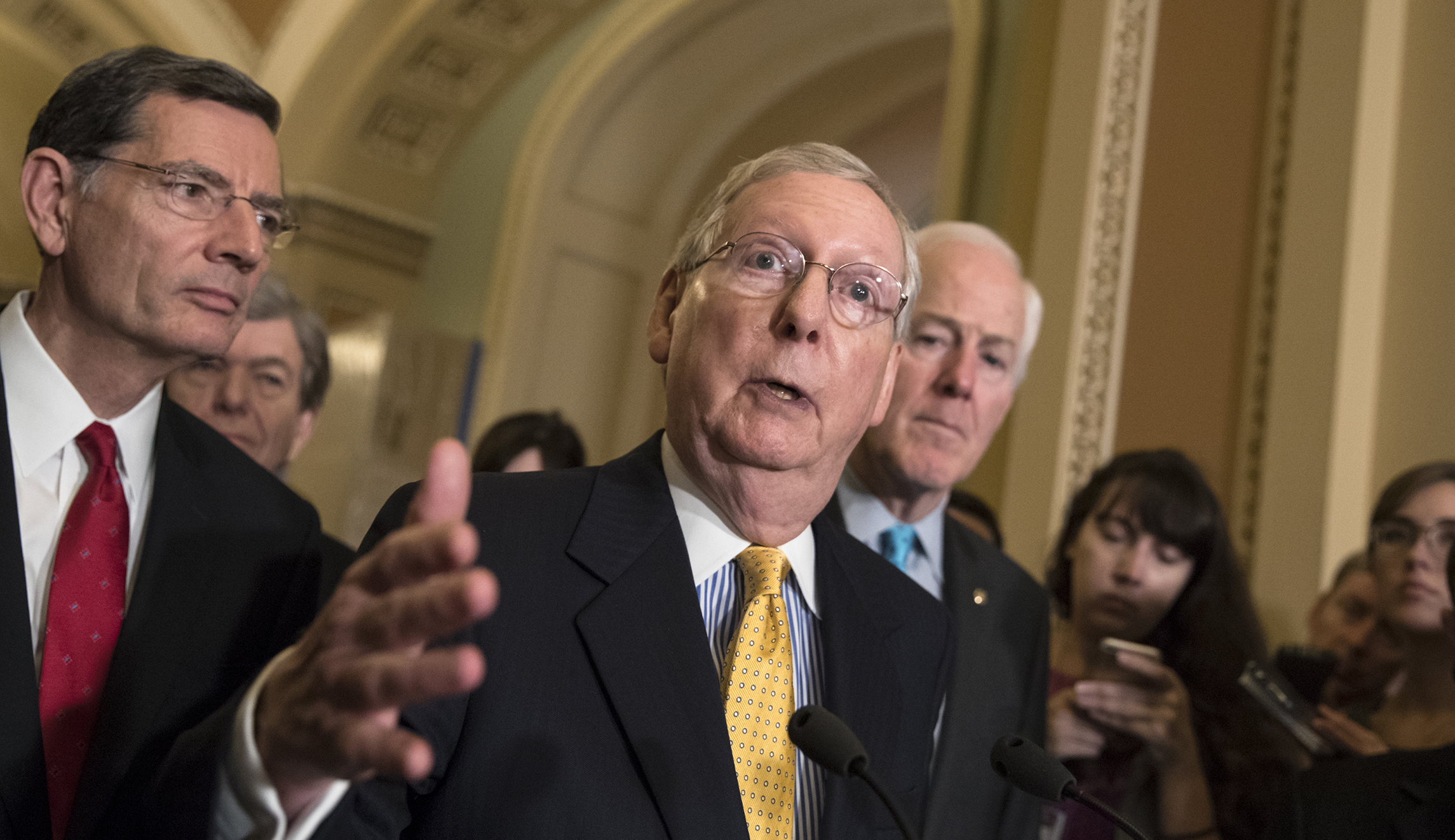 Mitch McConnell promises healthcare vote ‘in the near future’