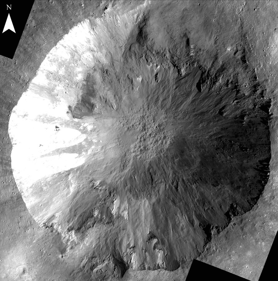 Craft spies interesting gullies on asteroid Vesta