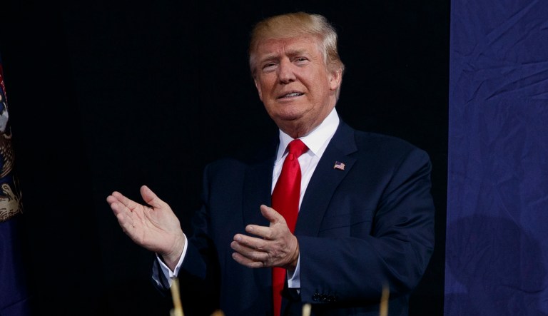 In its explanation for opposing President Trump's 8th Circuit Court of Appeals nominee, the ABA cited concerns from Grasz's colleagues including that he would not adhere to judicial precedent if confirmed. (AP Photo/ Evan Vucci)