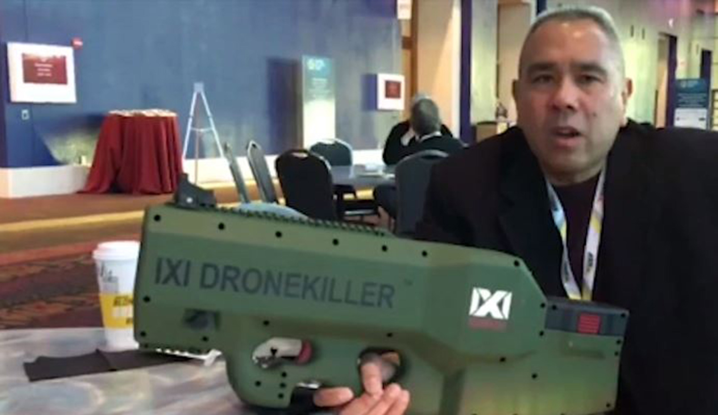 Drone Killer weapon wows techies, law enforcement at Border Security Expo