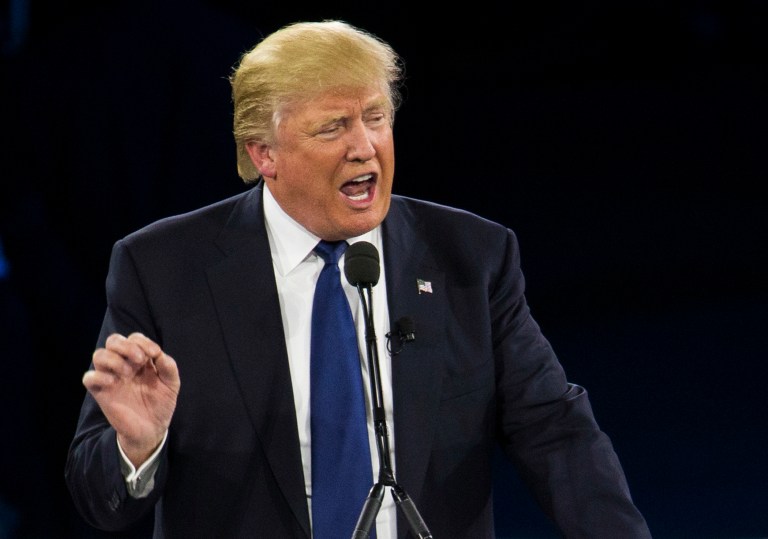 Donald Trump has nearly 50 percent of the vote among Republicans, according to a new poll released Tuesday. (AP Photo/Evan Vucci, File)