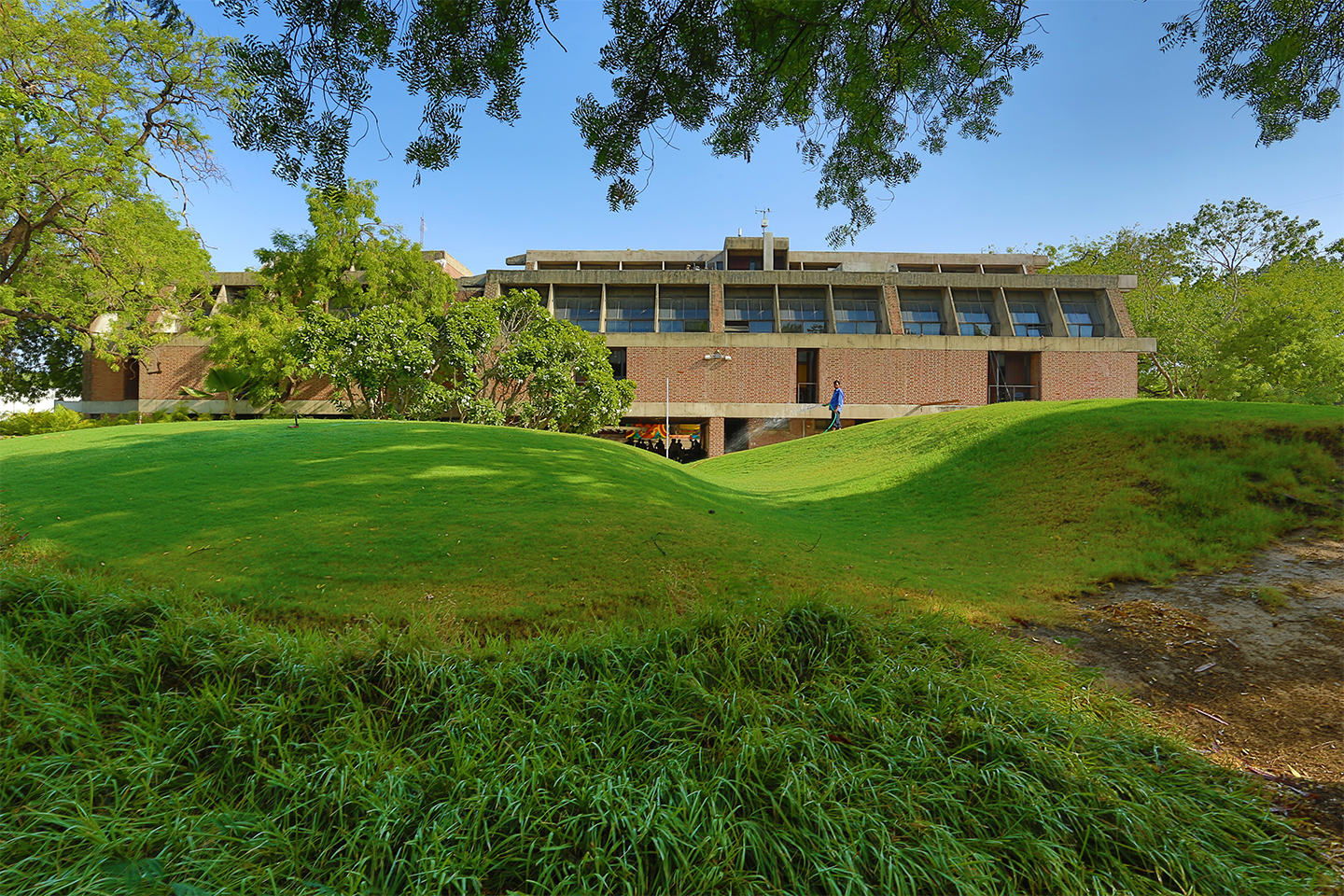 The architecture school at CEPT University in Ahmedabad.