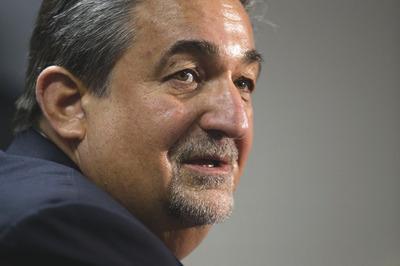 Evan Vucci/AP
Wizards owner Ted Leonsis directed team president Ernie Grunfeld to dismantle the roster and build it around John Wall.