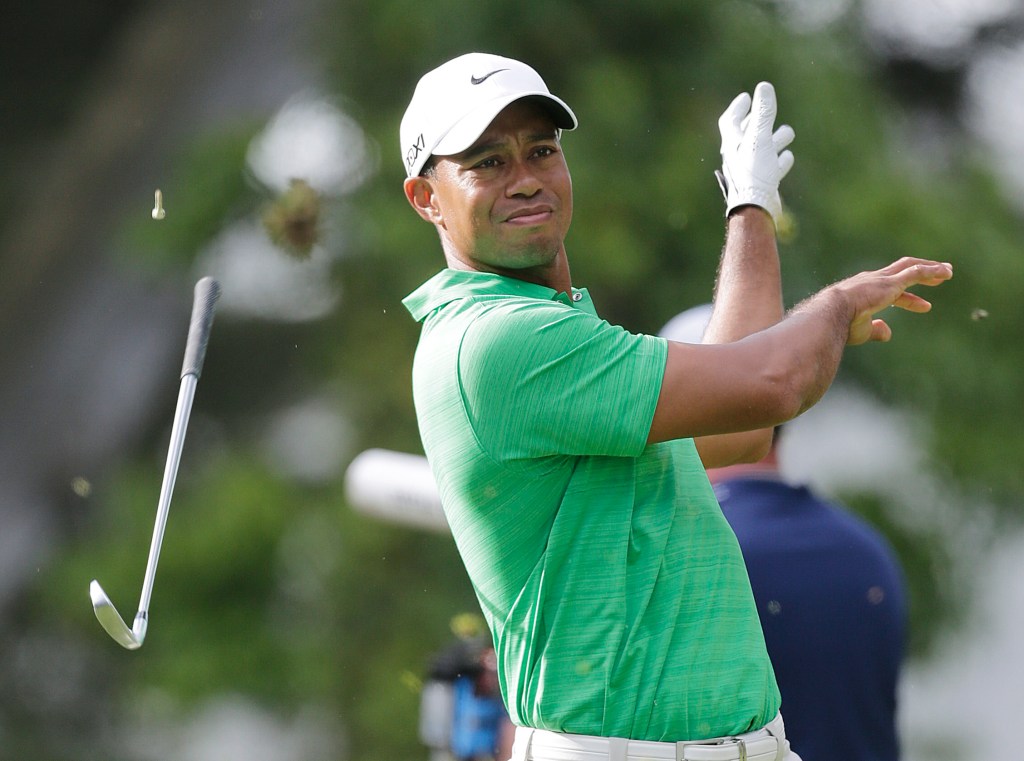 Furyk, McDowell share the lead as Tiger tumbles