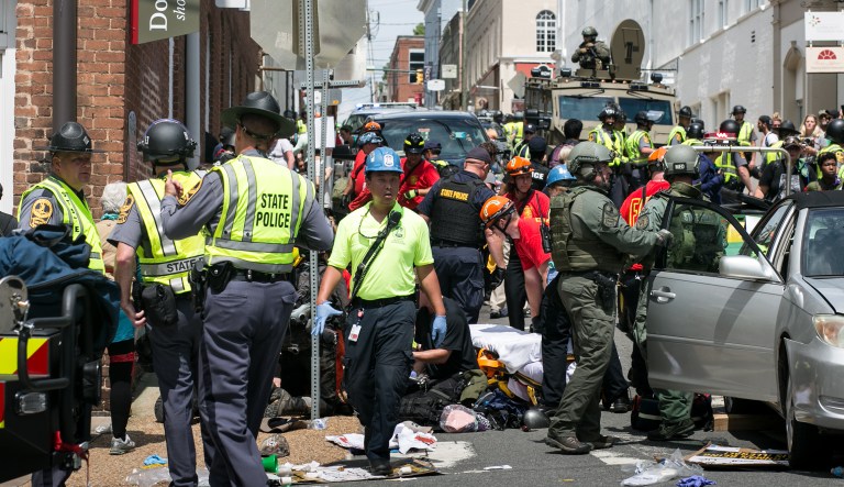 Schoep and Morton want to tackle right-wing extremism of the sort that ended in tragedy in Charlottesville, Virginia, when a car plowed through anti-fascist counterprotesters on Aug. 12, 2017.