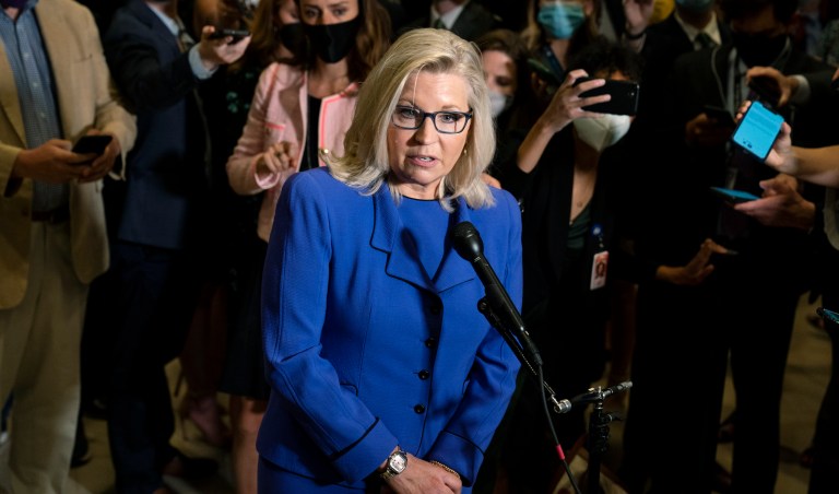 Trump says he is ‘paying close attention’ to ‘loser RINO Liz Cheney’