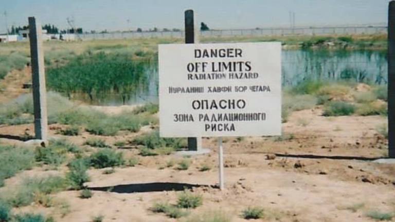 The old Soviet airbase in Karshi-Khanabad, Uzbekistan, known as "K2," served as a northern staging point for U.S. troops entering Afghanistan in the wake of the September 11 attacks. It was later discovered to have been a munitions dump and bombed out chemical weapons factory.