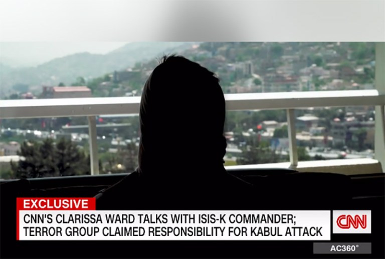 CNN's Clarissa Ward interviews ISIS-K commander.