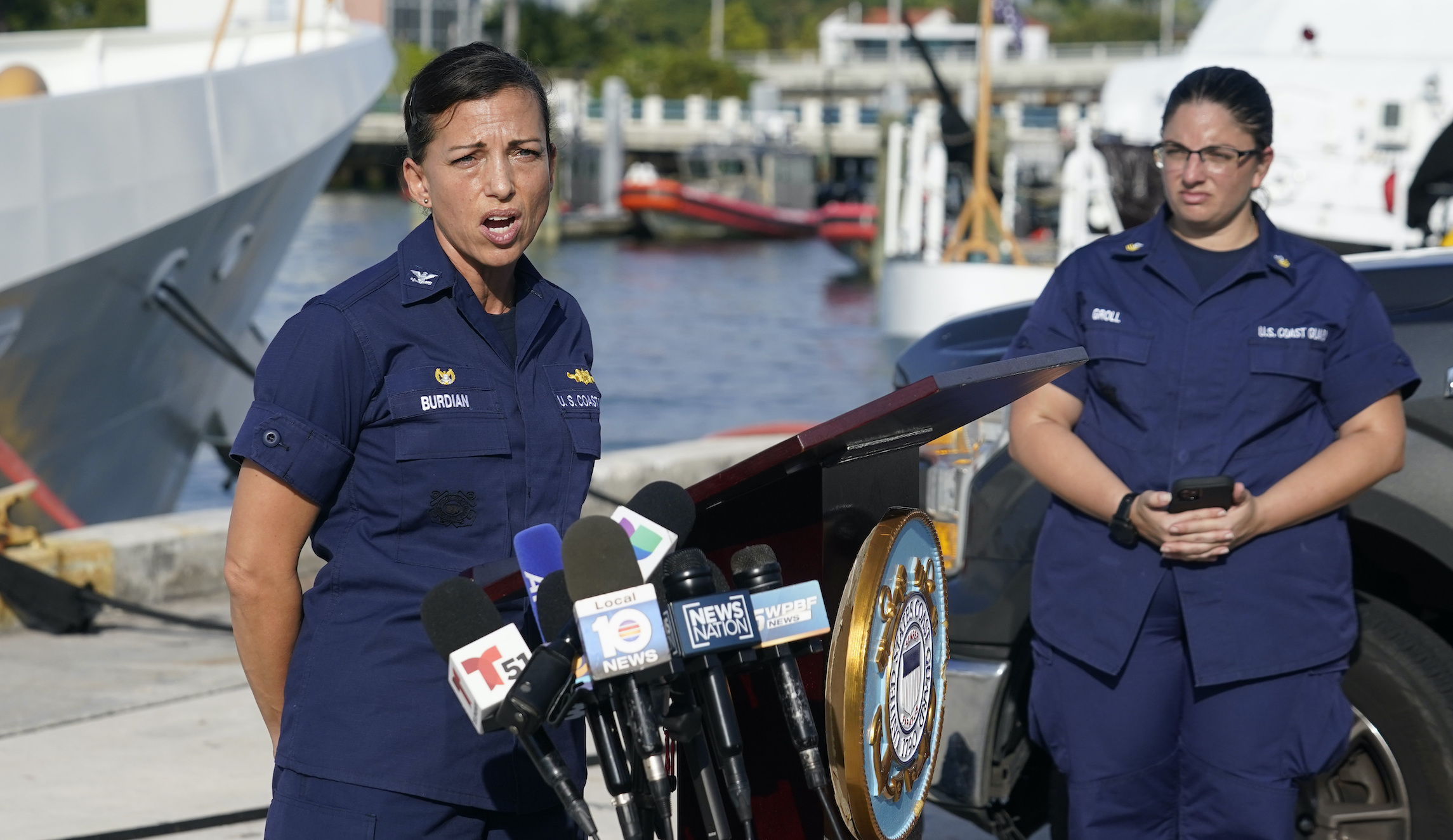 Coast Guard searching for 38 missing people from capsized boat