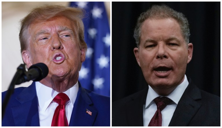 Donald Trump and Dan Kelly.