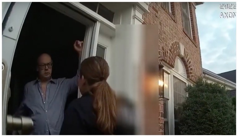 Newly unveiled body cam footage shows an early morning June search of Trump Justice Department official Jeffrey Clark's home on June 22.