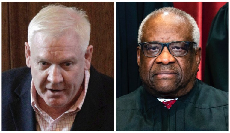 Harlan Crow and Clarence Thomas.