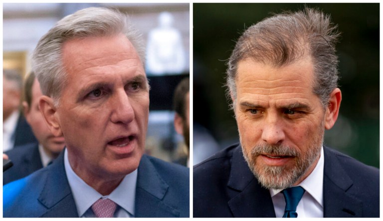 Kevin McCarthy and Hunter Biden.