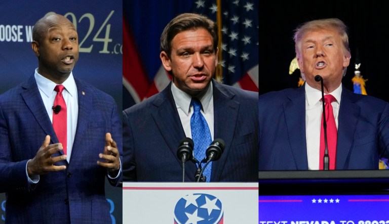 Tim Scott closes in on Ron DeSantis in Iowa