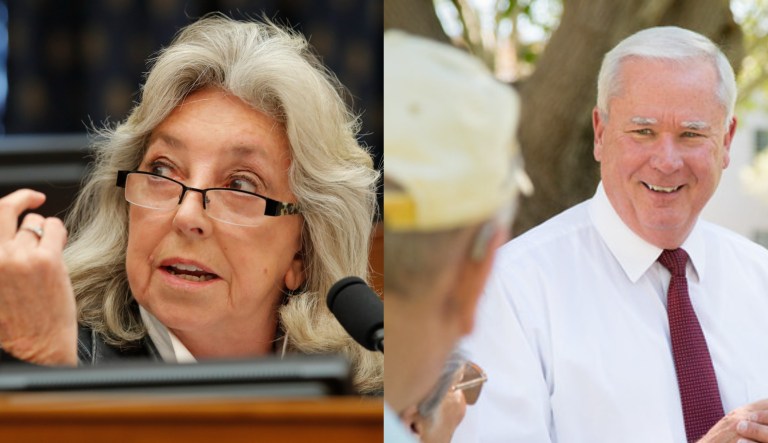 Incumbent Rep. Dina Titus (D-NV) and financial planner Mark Robertson were locked in one of the tightest congressional races in the country. 