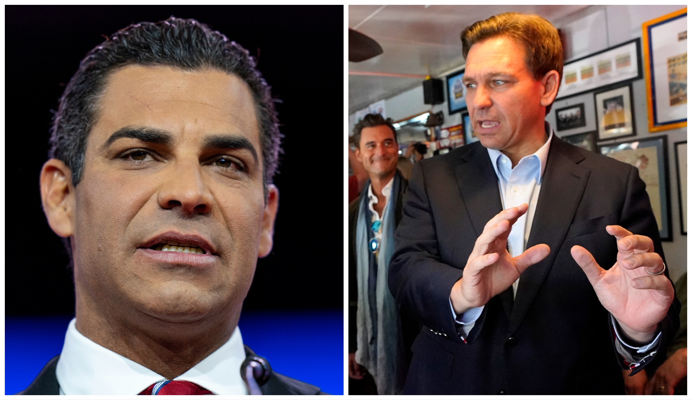 Francis Suarez and Ron DeSantis