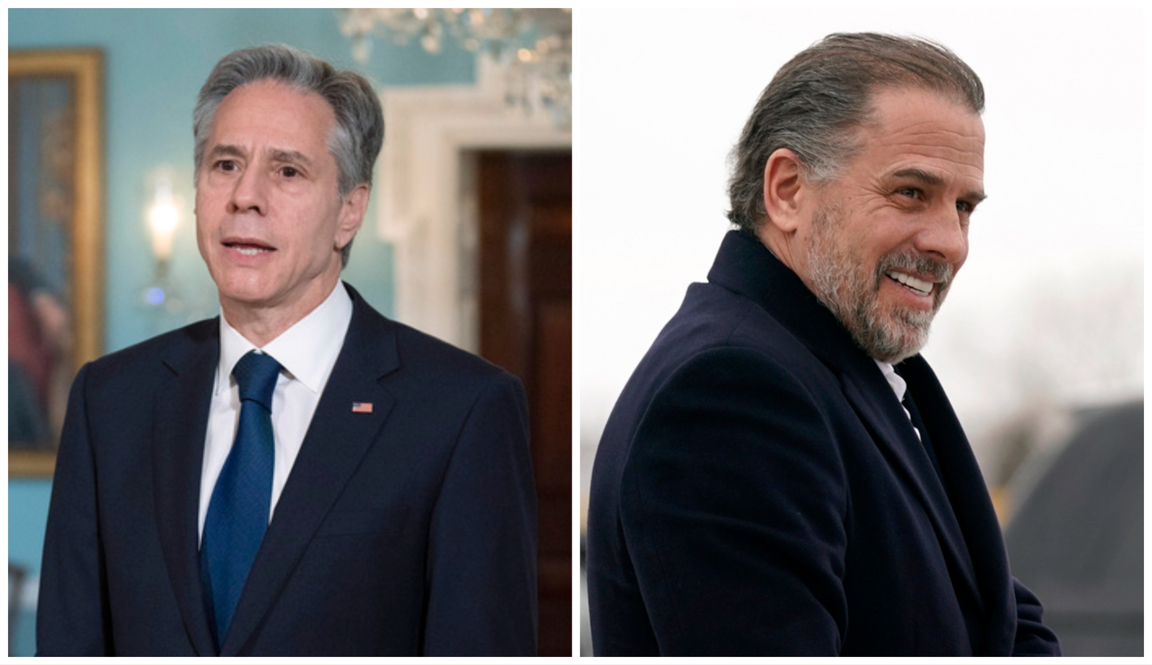 Antony Blinken and Hunter Biden