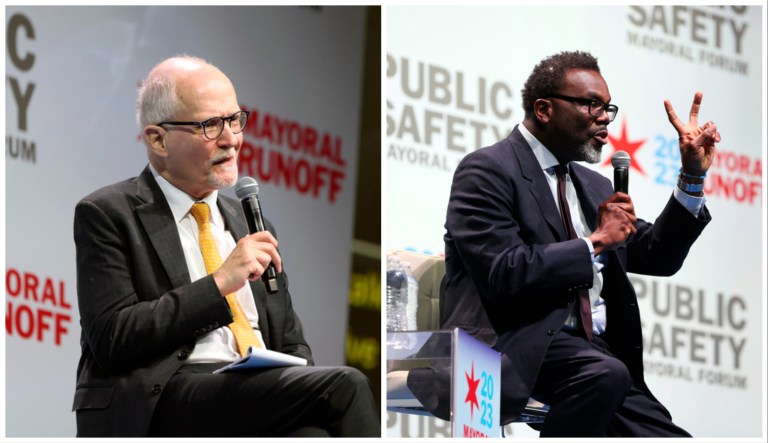 Paul Vallas and Brandon Johnson are the two mayoral candidates facing off in the runoff election on April 4.