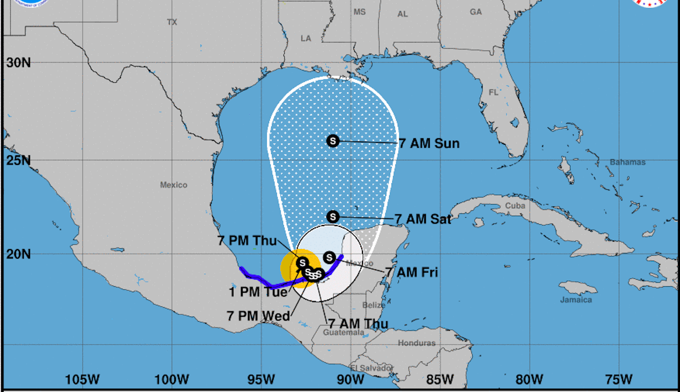 Tropical Storm Cristobal forms on second day of Atlantic hurricane season, setting record