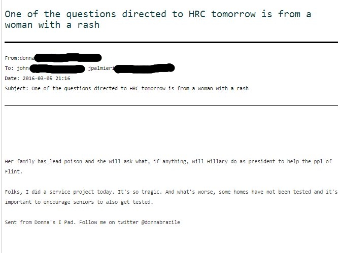 New email shows Donna Brazile leaked a second debate question to Clinton campaign