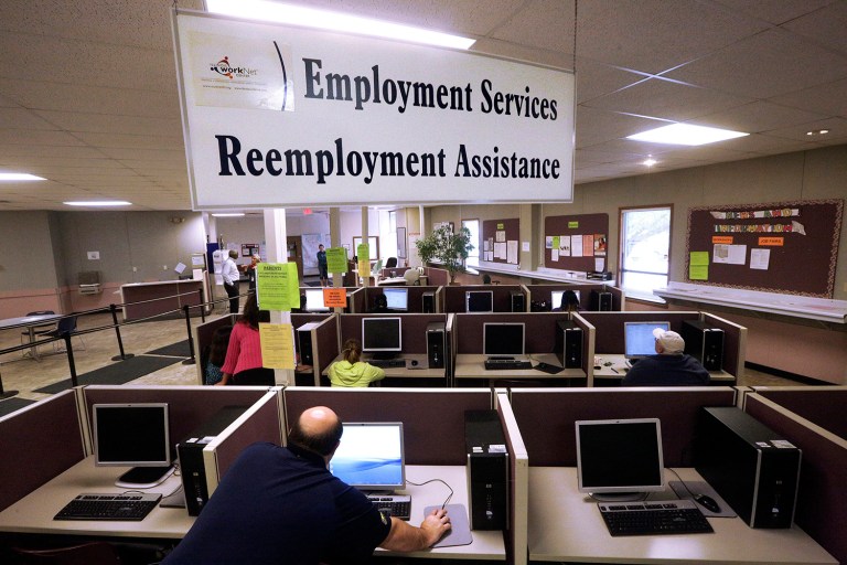 Forecasters in the private sector had expected jobless claims to drift down to around 255,000. (AP Photo/Seth Perlman, File)