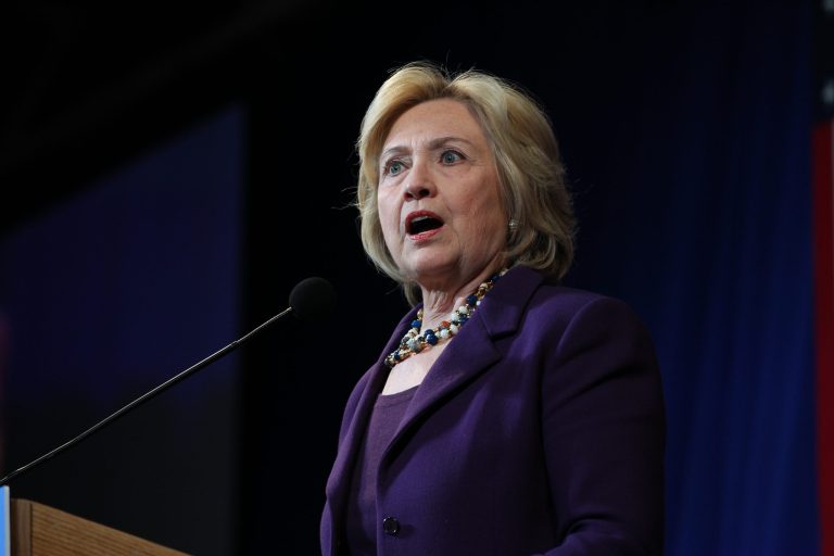 Democratic presidential candidates Hillary Clinton released the first part of her plan to build American infrastructure on Monday. (AP Photo/Cheryl Senter)