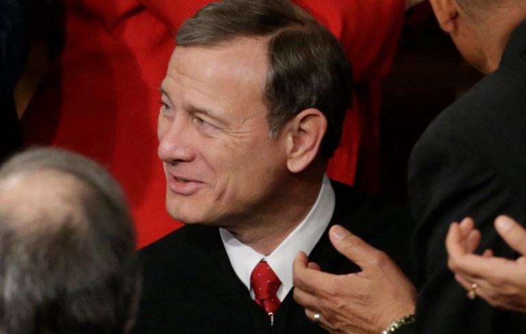 Chief Justice John Roberts squashed an attempt roll back new pollution standards for power plants. (AP Photo/Pablo Martinez Monsivais, File)