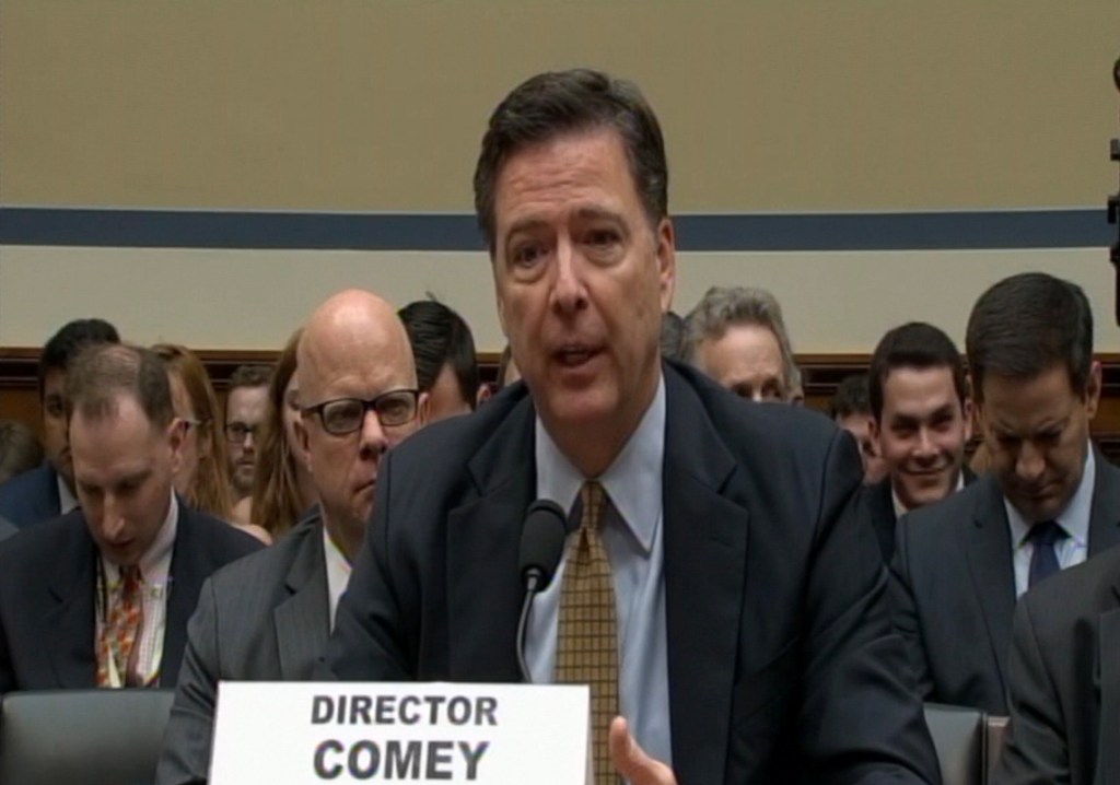 Republicans, Democrats clash over Comey hearing