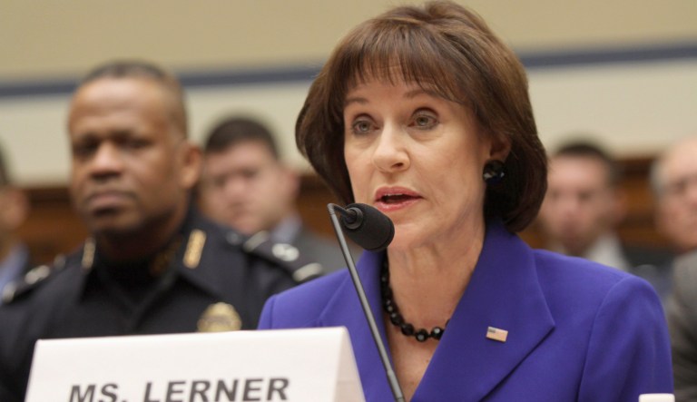 House Republicans criticized the Justice Department said it wouldn't reconsider the question of whether to prosecute former IRS official Lois Lerner for her role in the tax agency's targeting of conservative groups. (AP Photo/Lauren Victoria Burke, File)