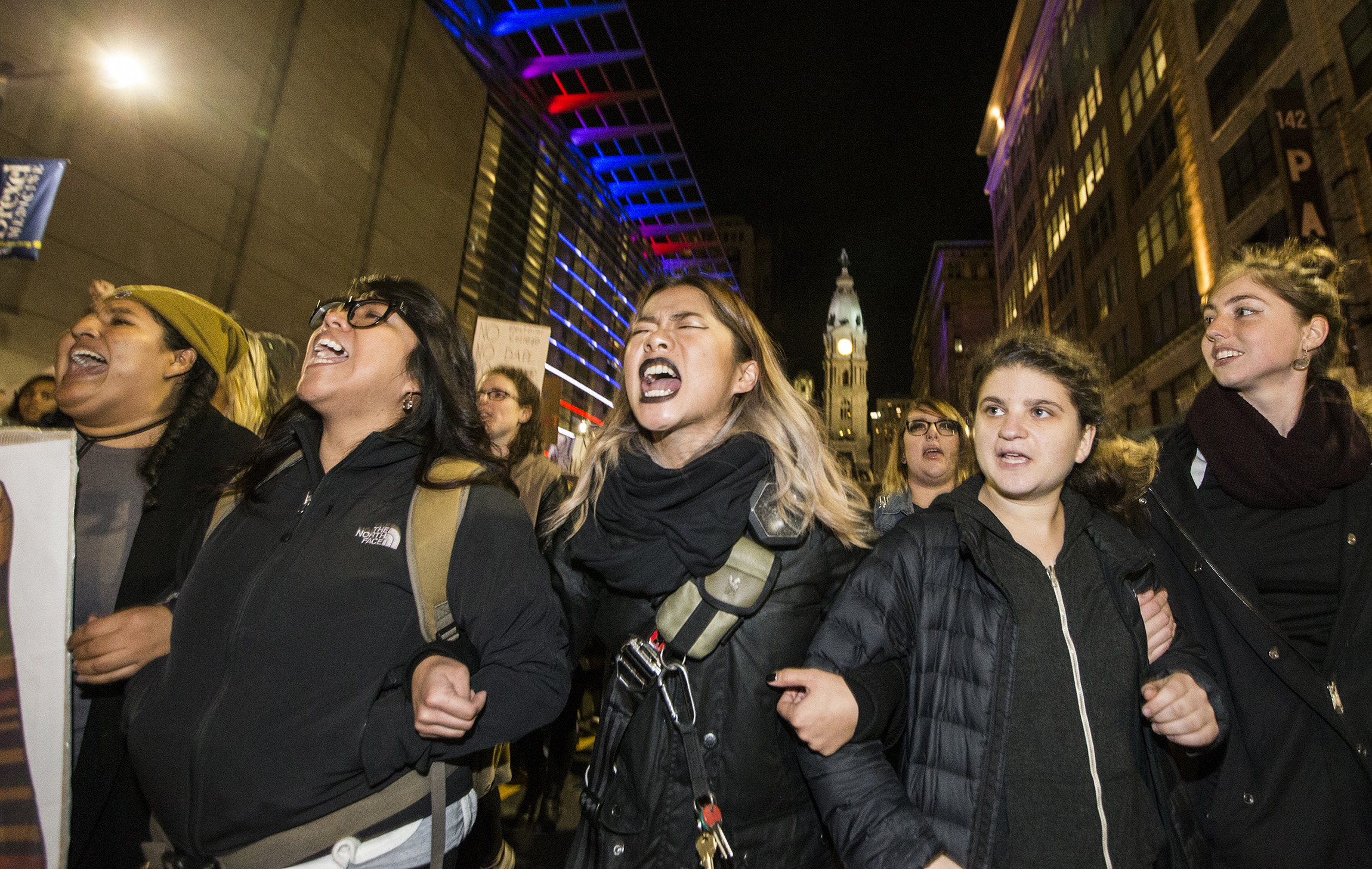 Third night of Trump protests hit Atlanta, Miami, Philly