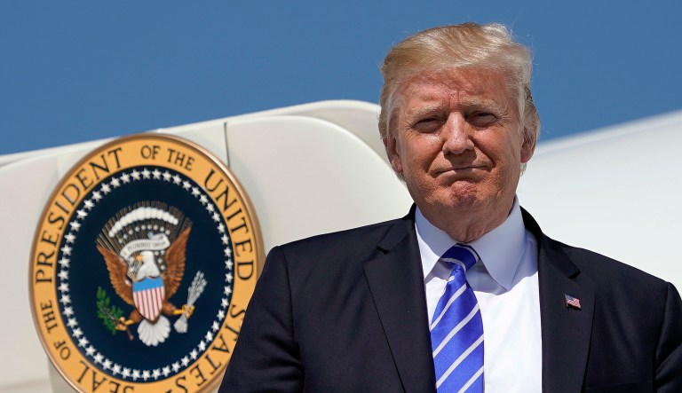 Republicans were reportedly surprised and even angered by Trump's decision to accept the Democratic position that the government's spending and borrowing authority should only be extended three months. (AP Photo/Pablo Martinez Monsivais)